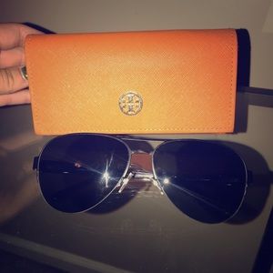Tory Burch Aviator Sunglasses